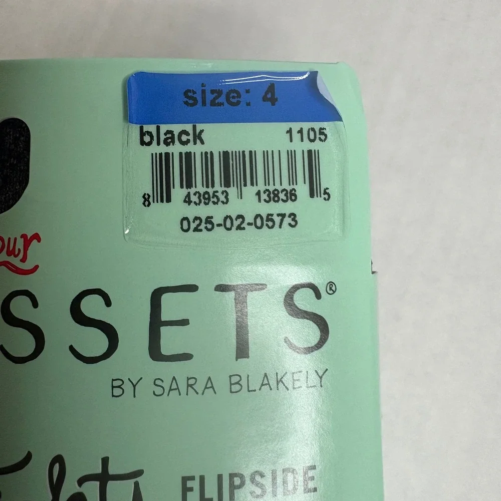 Assets by Sara Blakely Black Diamond Flipside‎ Reversible Shaping Tights